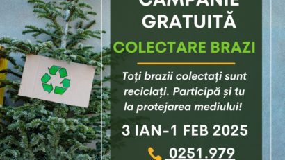 Campanie de colectare gratuită a brazilor în Municipiul Craiova!