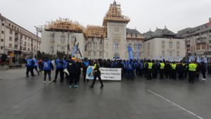 Polițiștii au protestat, astăzi, la Craiova